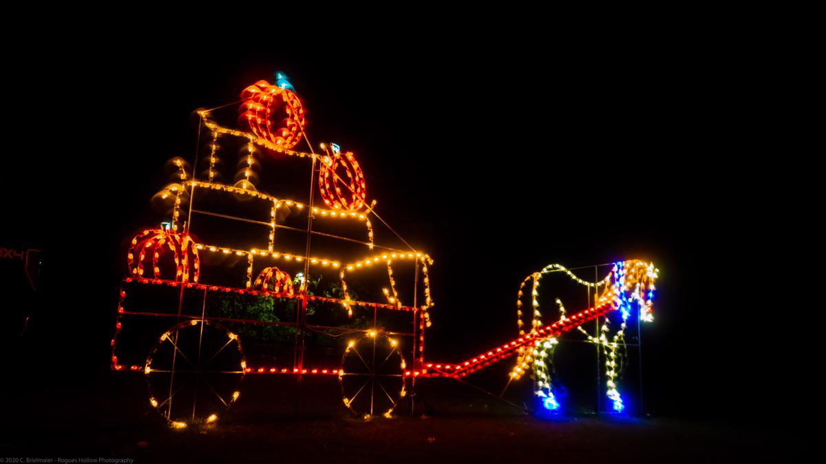 Halloween Family Light Show at Demarest Farms in Hillsdale New Jersey