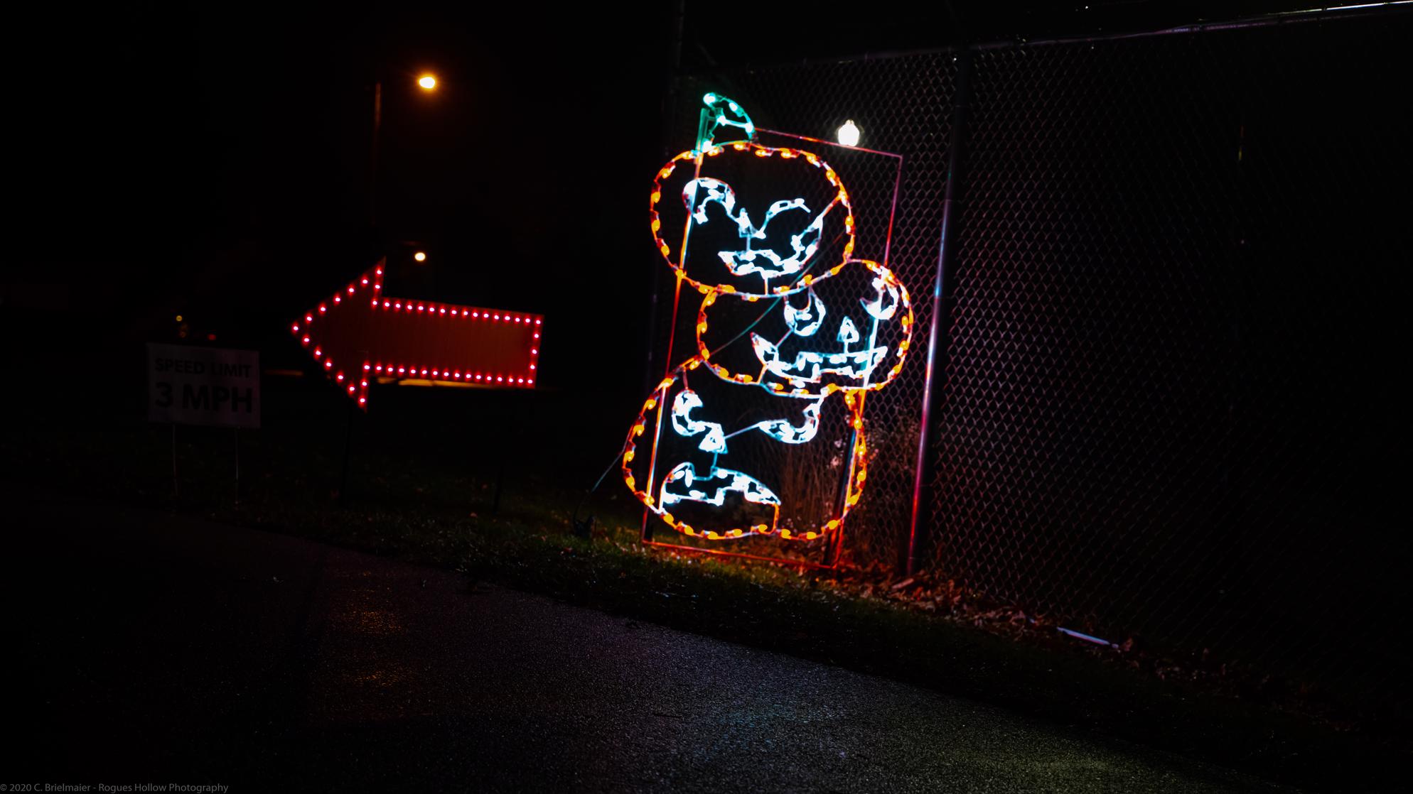 Halloween Family Light Show at Demarest Farms in Hillsdale New Jersey